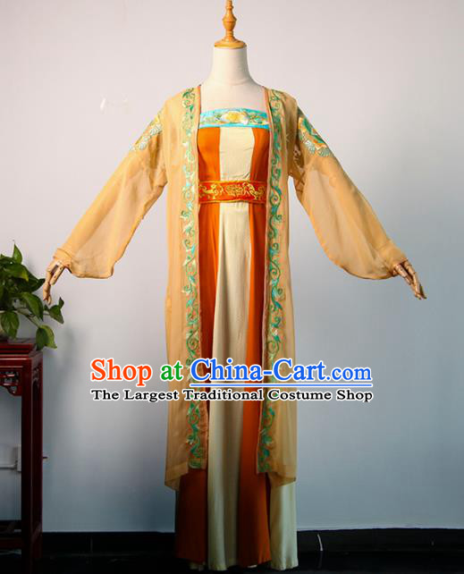 China Ancient Young Mistress Hanfu Dress Song Dynasty Poetess Garments Traditional Drama Cosplay Li Qingzhao Clothing