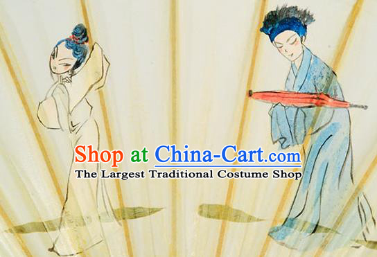 China Traditional Drama Umbrellas Classical Dance Umbrella Paper Umbrella Handmade Madam White Snake Oil Paper Umbrella