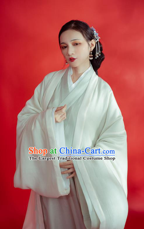 China Traditional Song Dynasty Royal Countess Historical Clothing Ancient Noble Woman Hanfu Dress Costumes Complete Set