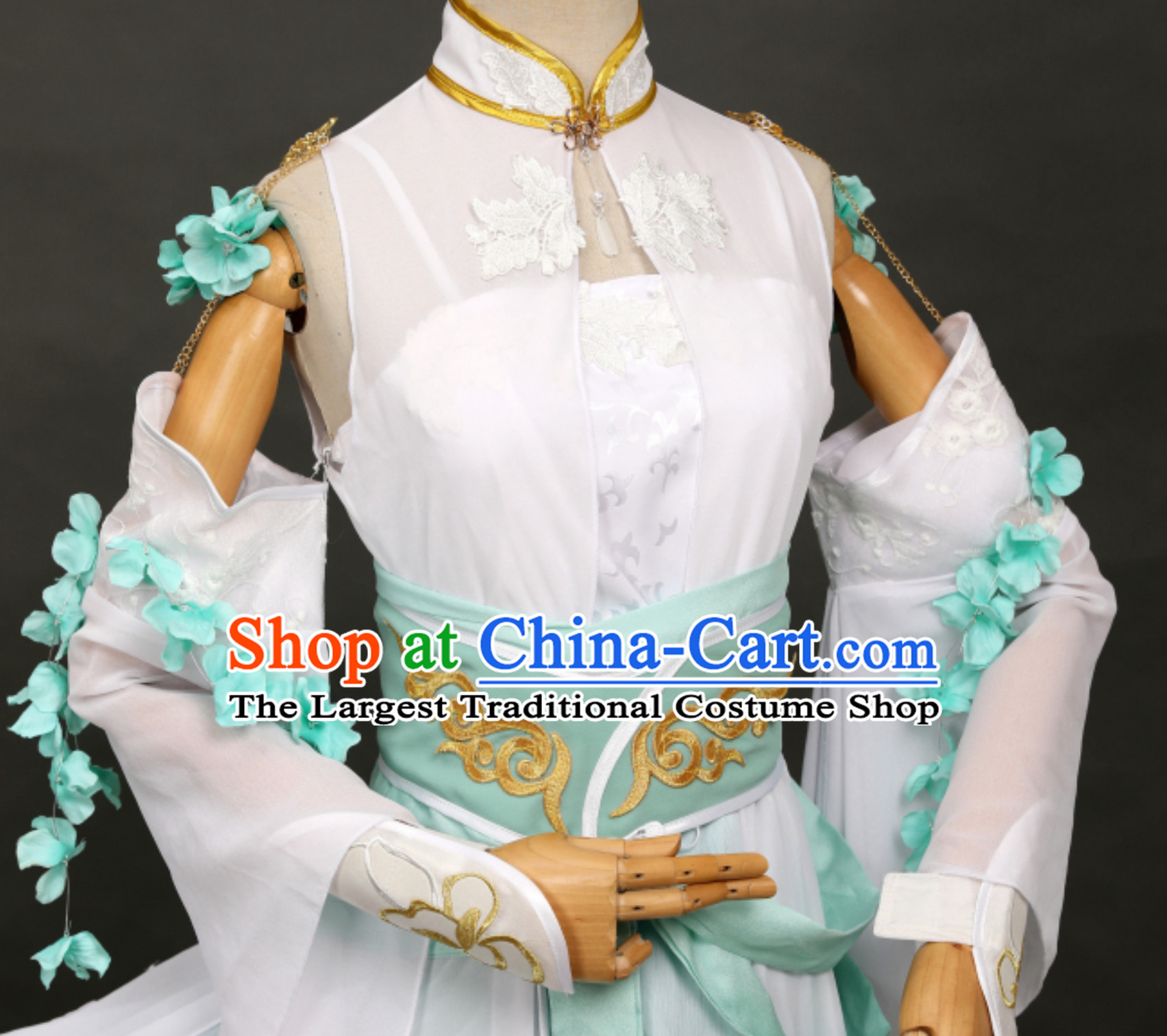 Top Green Chinese Traditional Cosplay Female Knight Hanfu Dress Ancient Swordswoman Garments for Women