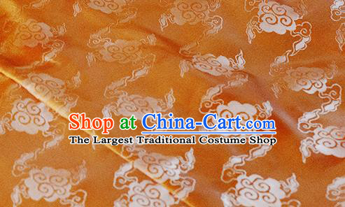 China Traditional Ming Dynasty Wedding Clothing Orange Imperial Robe Ancient Emperor Garment Costume for Men
