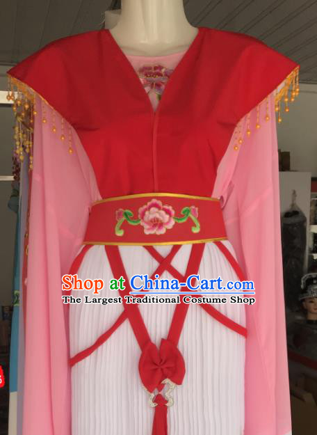 China Ancient Young Lady Clothing Peking Opera Hua Tan Dress Beijing Opera Diva Costume Shaoxing Opera Actress Fang Yafen Uniforms