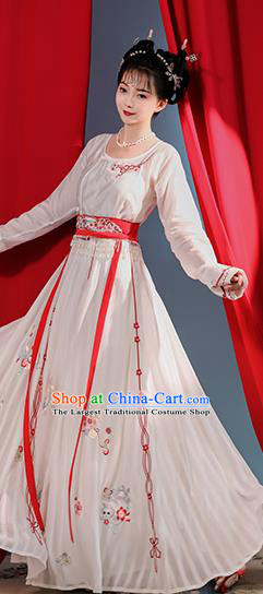 China Ancient Palace Beauty Garment Costumes Tang Dynasty Royal Princess Historical Clothing Traditional Hanfu Dresses for Women