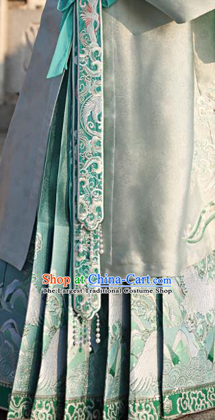 China Traditional Noble Lady Hanfu Dresses Ancient Young Beauty Garment Costumes Ming Dynasty Patrician Female Historical Clothing Complete Set