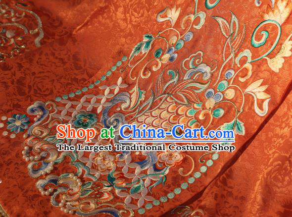 China Traditional Wedding Hanfu Dresses Ancient Imperial Consort Garment Costumes Ming Dynasty Court Woman Historical Clothing