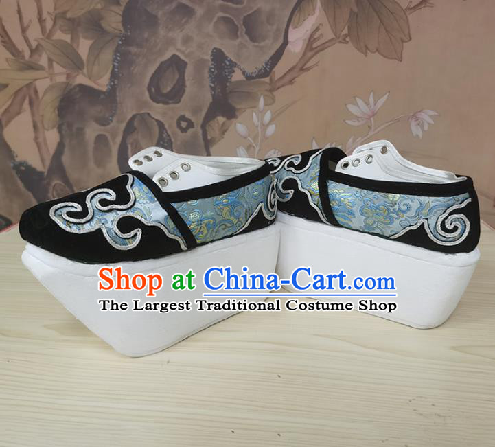 China Peking Opera Scholar Shoes Ancient Young Childe Shoes Beijing Opera Xiaosheng Shoes