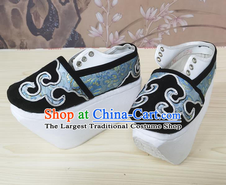 China Peking Opera Scholar Shoes Ancient Young Childe Shoes Beijing Opera Xiaosheng Shoes