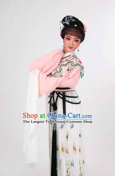 China Yue Opera Diva Garment Costumes Peking Opera Actress Clothing Ancient Noble Lady Dress