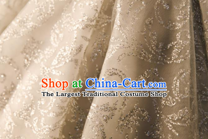 Professional Flower Girl Stage Show Fashion Clothing Catwalks Grey Trailing Full Dress Children Piano Performance Formal Costume