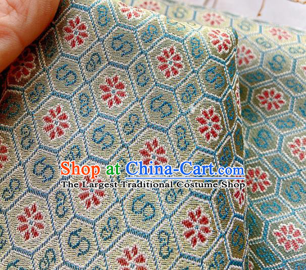 China Tang Suit Damask Classical Pattern Satin Tapestry Traditional Silk Fabric Hanfu Dress Jacquard Brocade