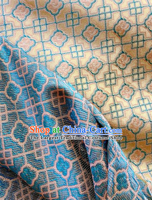 China Hanfu Dress Jacquard Song Brocade Tang Suit Damask Classical Pattern Satin Tapestry Traditional Silk Fabric