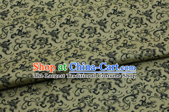 China Jacquard Song Brocade Valance Satin Damask Classical Clouds Pattern Tapestry Traditional Silk Fabric