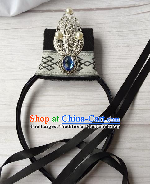 Chinese Traditional Ming Dynasty Chivalrous Man Hair Accessories Ancient Swordsman Hairdo Crown