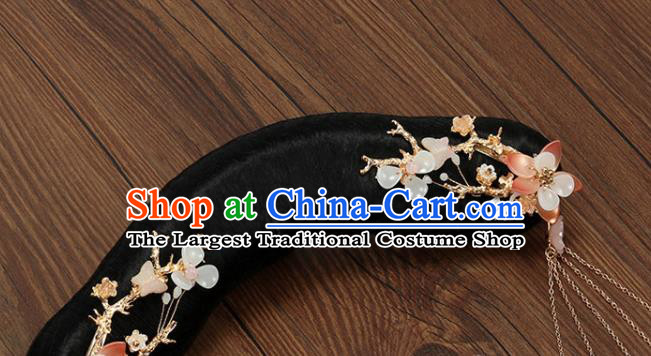 China Traditional Qing Dynasty Princess Headdress Ancient Palace Lady Wigs and Hairpins Drama Story of Yanxi Palace Hairpieces