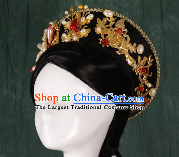 China Traditional Qing Dynasty Imperial Consort Headwear Ancient Noble Woman Wigs and Hairpins Drama Ruyi Royal Love in the Palace Wei Yanwan Hairpieces
