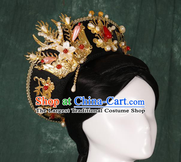 China Traditional Qing Dynasty Imperial Consort Headwear Ancient Noble Woman Wigs and Hairpins Drama Ruyi Royal Love in the Palace Wei Yanwan Hairpieces