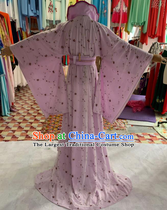 China Shaoxing Opera Actress Pink Dress Outfits Traditional Peking Opera Hua Tan Clothing Ancient Imperial Concubine Garment Costumes