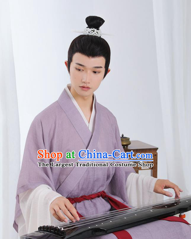 China Ming Dynasty Young Childe Clothing Ancient Scholar Garment Costumes Traditional Hanfu Apparels for Men