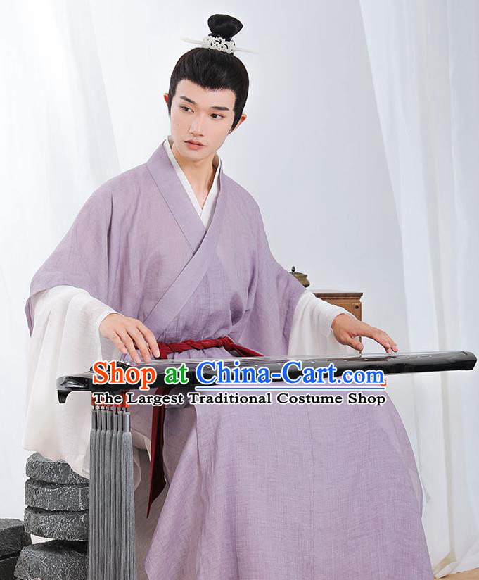 China Ming Dynasty Young Childe Clothing Ancient Scholar Garment Costumes Traditional Hanfu Apparels for Men