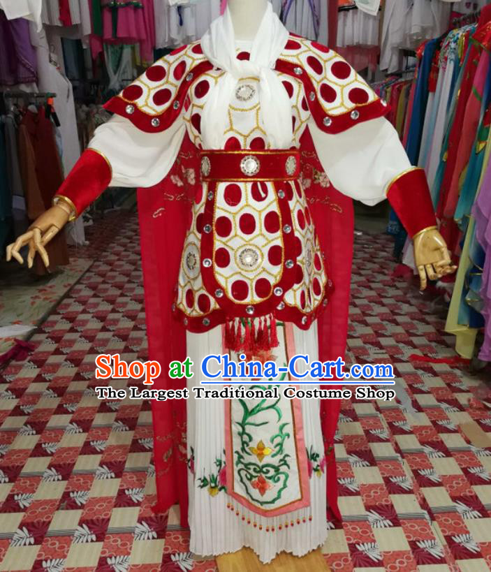 China Traditional Peking Opera Blues Clothing Ancient Female General Garment Costumes Shaoxing Opera Swordswoman Armor Outfits