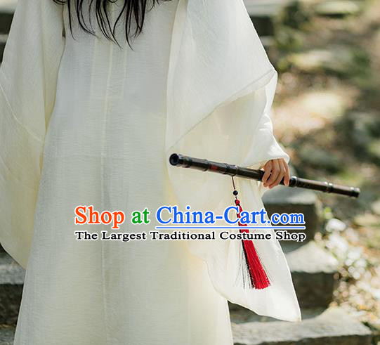 China Ming Dynasty Young Childe Historical Clothing Ancient Scholar Garment Costume Traditional Hanfu Long Robe