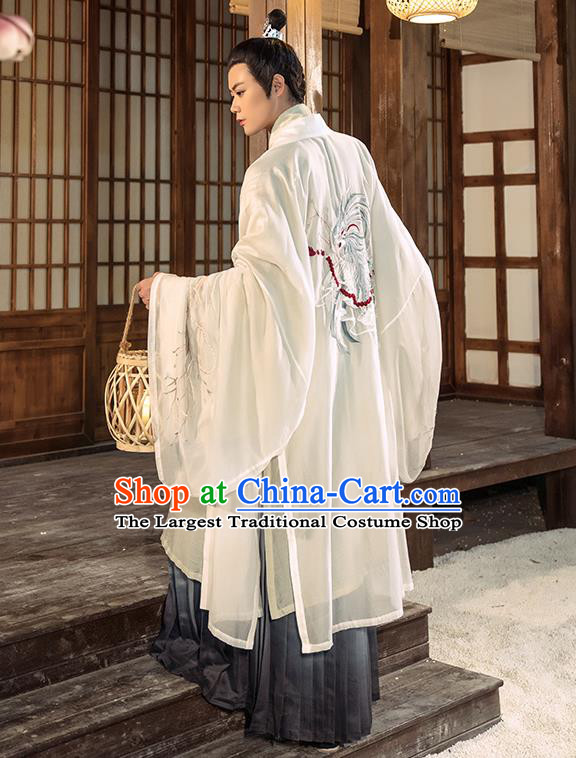 China Ancient Royal Prince Apparels Traditional Hanfu Garments Song Dynasty Nobility Childe Historical Clothing Complete Set