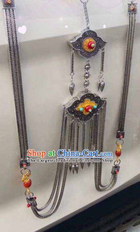 Handmade China Zang Nationality Waist Accessories Wedding Belt Pendant Tibetan Robe Waistband Jewelry