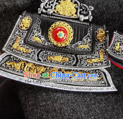 Handmade China Zang Nationality Steel Flint Waist Accessories Ethnic Wedding Belt Pendant Tibetan Robe Waistband