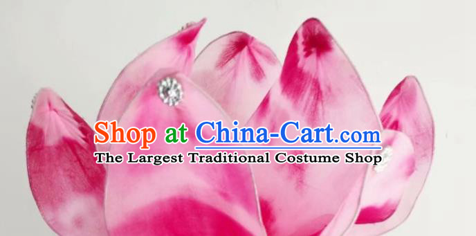 China Opening Dance Hair Crown Women Group Lotus Dance Hat Stage Performance Hair Accessories Classical Dance Headpiece