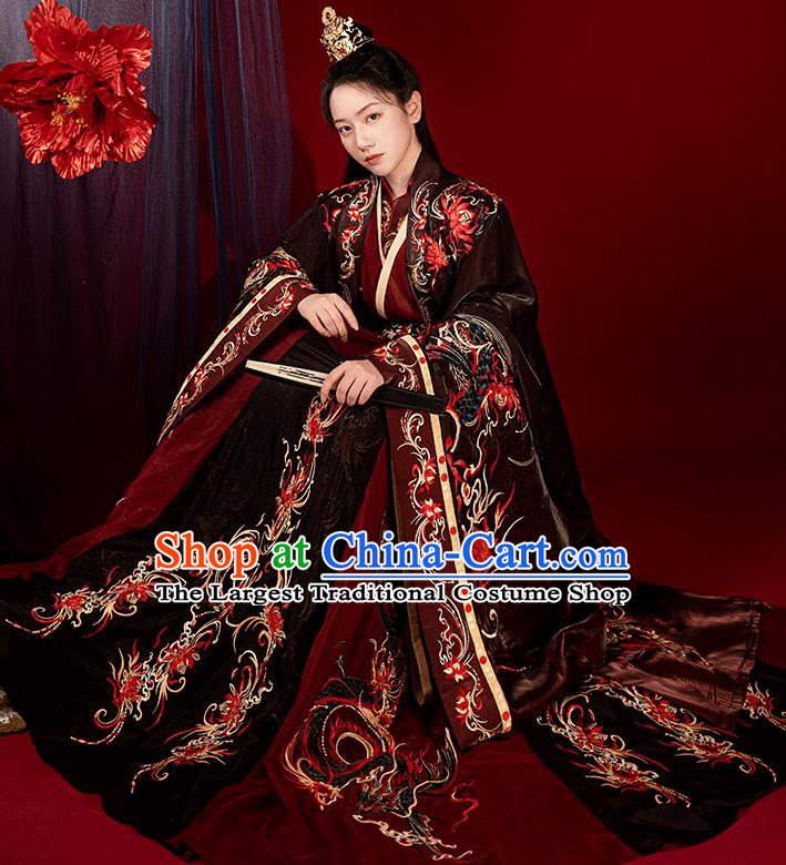 China Jin Dynasty Wedding Historical Clothing Ancient Palace Princess Garment Costumes Traditional Court Beauty Hanfu Dresses Complete Set