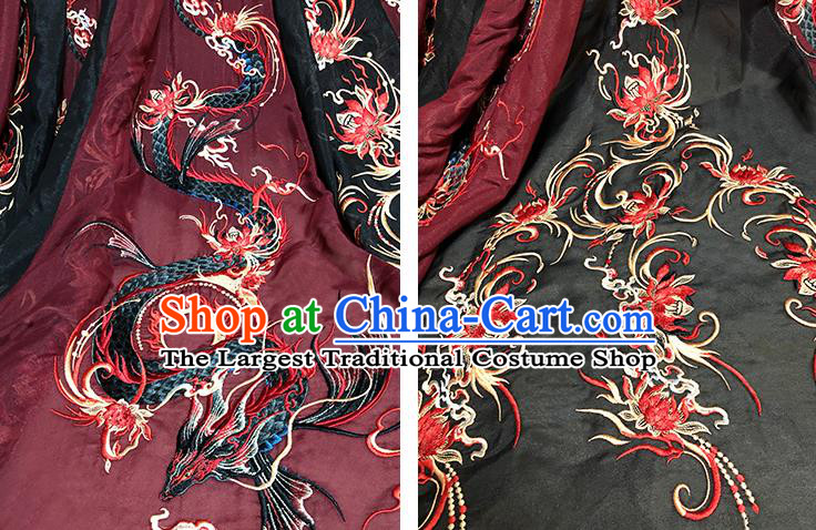 China Jin Dynasty Wedding Historical Clothing Ancient Palace Princess Garment Costumes Traditional Court Beauty Hanfu Dresses Complete Set