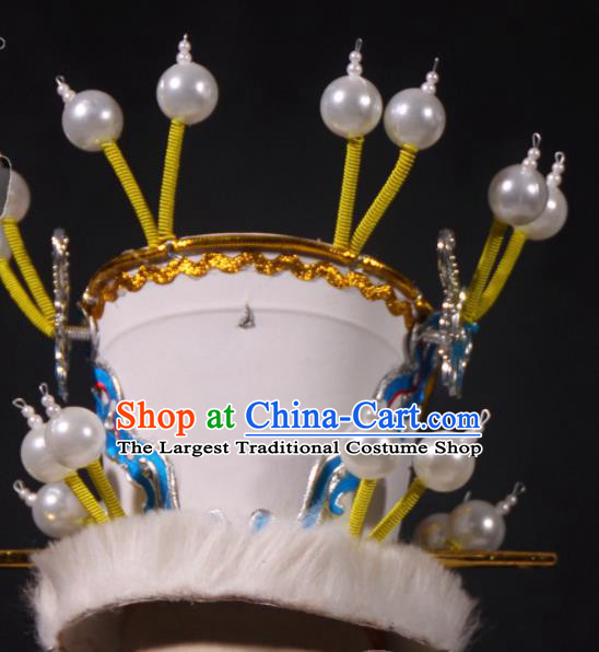 Chinese Ancient Prince Hairdo Crown Beijing Opera Xiaosheng Headdress Peking Opera Childe Hair Accessories
