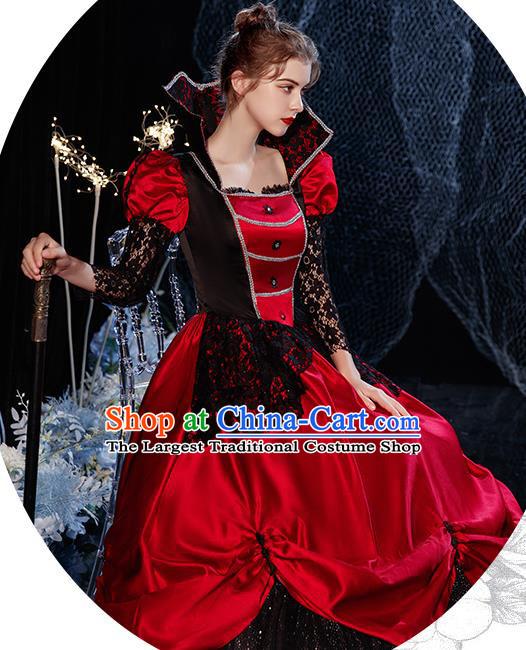 Top French Queen Formal Attire European Drama Performance Clothing Western Court Empress Full Dress Christmas Garment Costume