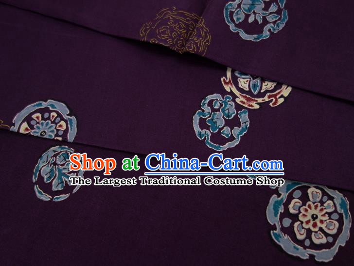 Japanese Kimono Dress Nagoya Corset Accessories Traditional Yukata Robe Purple Belt Classical Pattern Wafuku Waistband