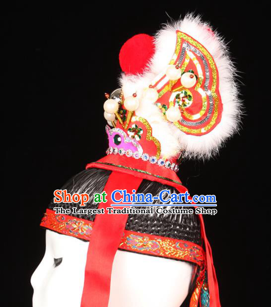 Chinese Beijing Opera Xiaosheng Hair Accessories Ancient Noble Childe Hairdo Crown Handmade Chaozhou Opera Prince Headpieces