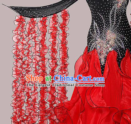 Custom Waltz Competition Costume Modern Dance Fashion International Dance Performance Dress Ballroom Dancing Clothing