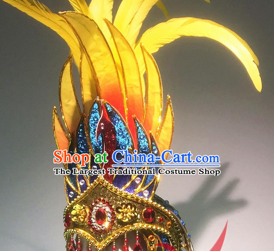 China Stage Performance Women Dance Hat Classical Dance Hair Accessories Opening Dance Headdress