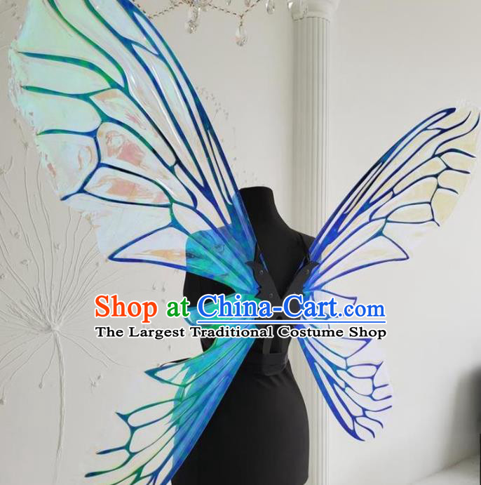 Custom Carnival Parade Back Accessories Brazil Catwalks Props Cosplay Fairy Butterfly Wings Halloween Stage Show Decorations