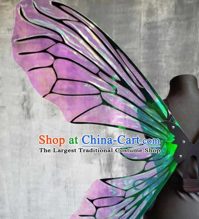 Custom Carnival Parade Back Accessories Brazil Catwalks Props Cosplay Fairy Butterfly Wings Halloween Stage Show Decorations