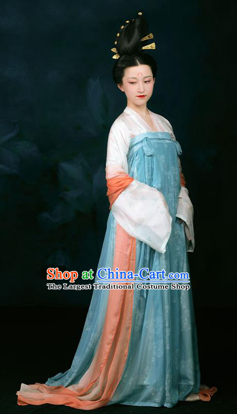 China Tang Dynasty Palace Princess Clothing Traditional Court Historical Garment Costumes Ancient Imperial Consort Hanfu Dress for Women