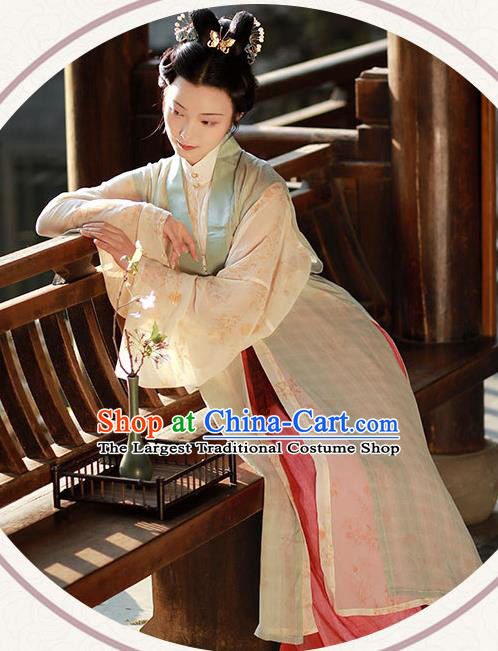 China Ancient Royal Countess Hanfu Dress Ming Dynasty Palace Woman Clothing Traditional Court Historical Garment Costumes Complete Set