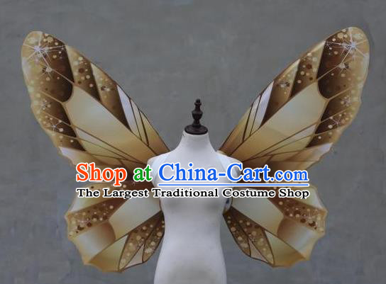 Custom Miami Show Back Decorations Cosplay Butterfly Fairy Props Catwalks Wings Halloween Fancy Ball Wear Carnival Parade Accessories