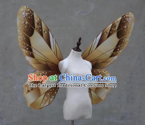 Custom Miami Show Back Decorations Cosplay Butterfly Fairy Props Catwalks Wings Halloween Fancy Ball Wear Carnival Parade Accessories