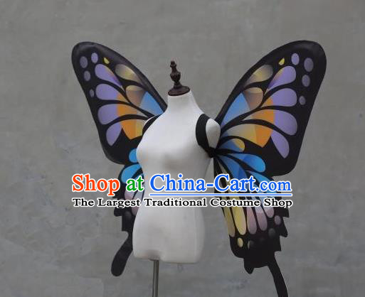 Custom Halloween Fancy Ball Wear Carnival Parade Accessories Miami Show Back Decorations Cosplay Butterfly Fairy Props Catwalks Angel Wings