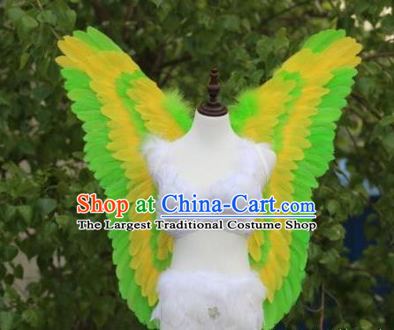 Custom Halloween Cosplay Decorations Stage Show Props Opening Dance Wear Carnival Parade Back Accessories Miami Angel Feather Butterfly Wings