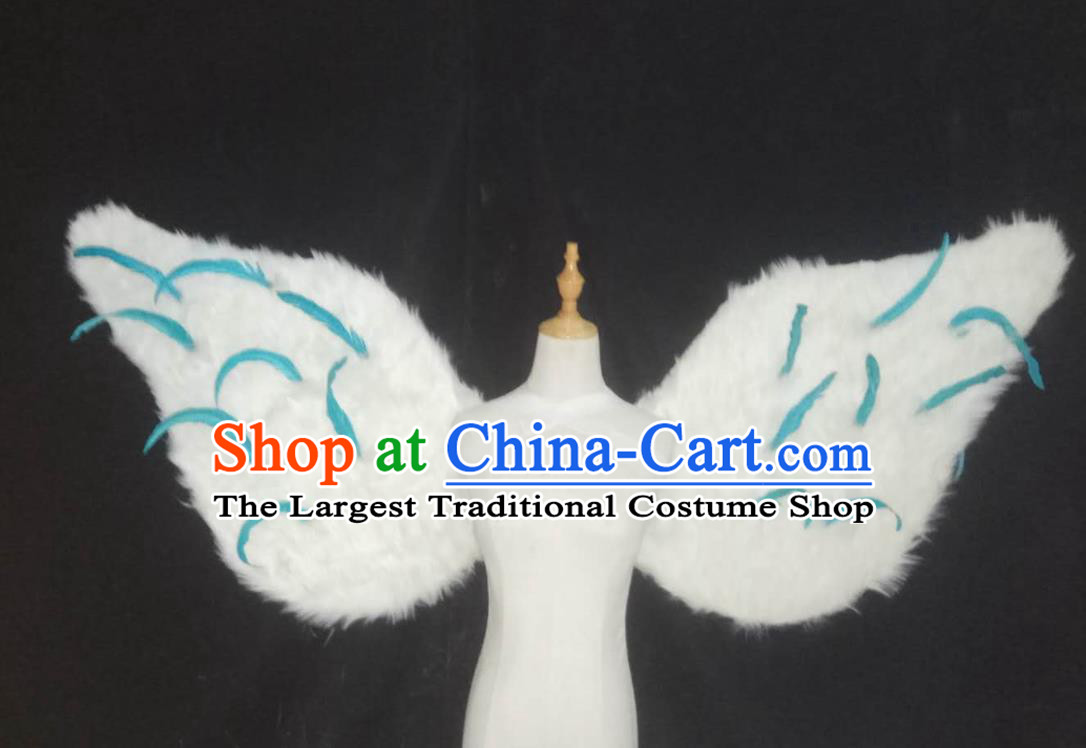 Custom Halloween Cosplay Performance Decorations Stage Show Props Opening Dance Wear Miami Catwalks Accessories Christmas Feather Angel Wings