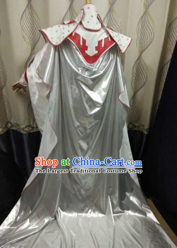 China Traditional Puppet Show Swordswoman Ye Xiaochai Garment Costumes Ancient Female General Clothing Cosplay Heroine Dress Outfits