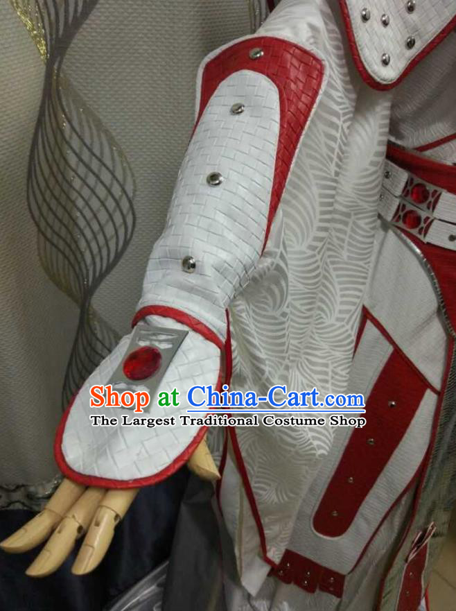 China Traditional Puppet Show Swordswoman Ye Xiaochai Garment Costumes Ancient Female General Clothing Cosplay Heroine Dress Outfits