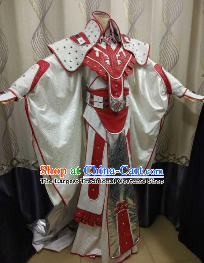 China Traditional Puppet Show Swordswoman Ye Xiaochai Garment Costumes Ancient Female General Clothing Cosplay Heroine Dress Outfits
