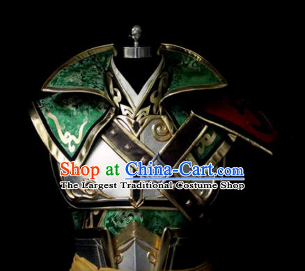 Chinese Traditional Cosplay General Zhang Bao Clothing Game Dynasty Warriors Swordsman Garment Costumes Ancient Soldier Armor Uniforms